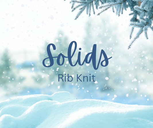Solids Rib Knit